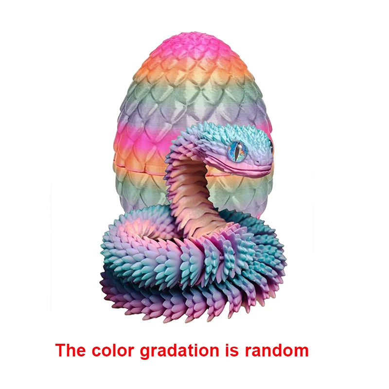 3D Printed Snake & Egg