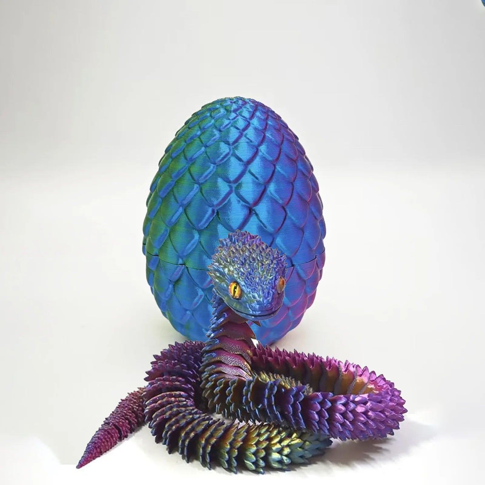 3D Printed Snake & Egg