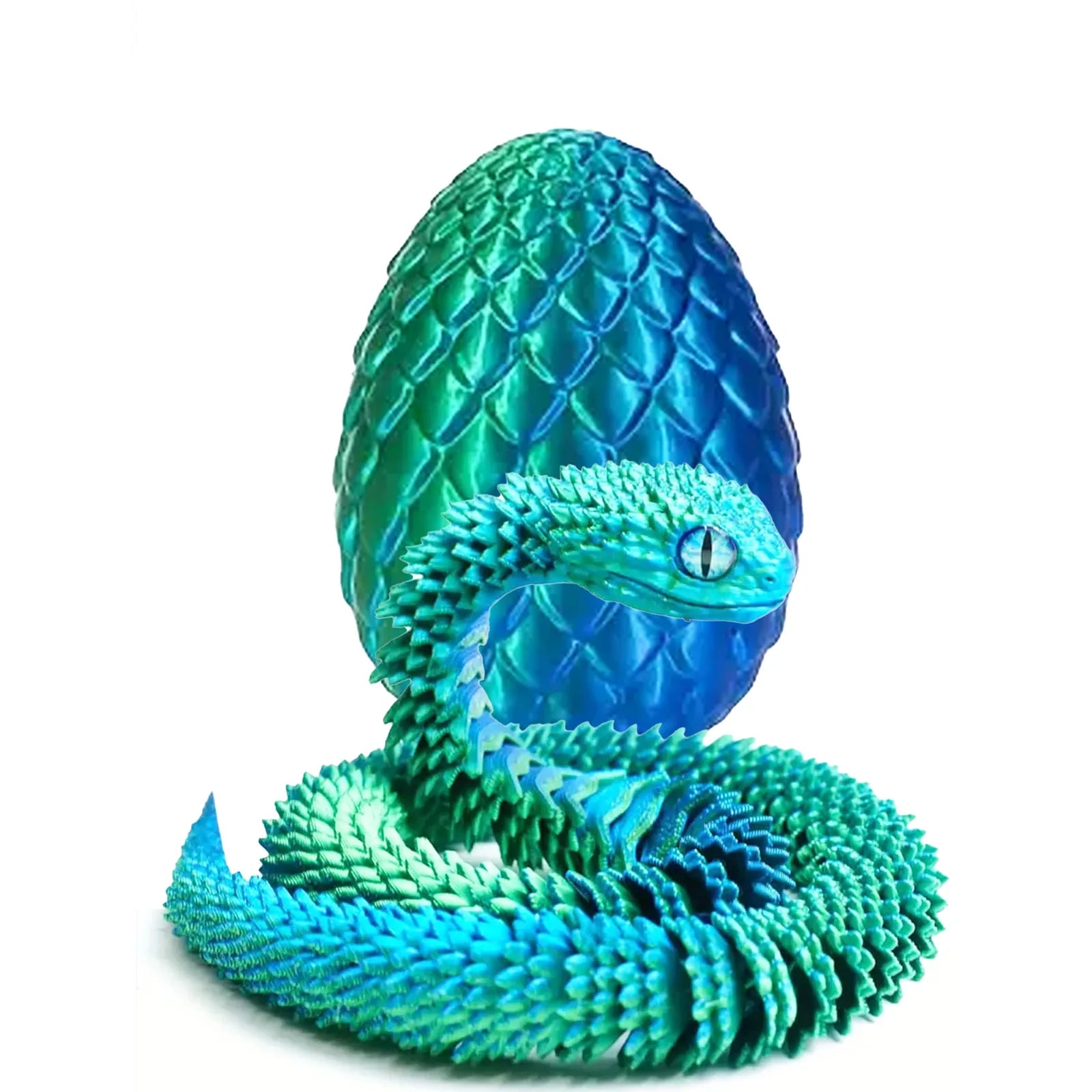3D Printed Snake & Egg