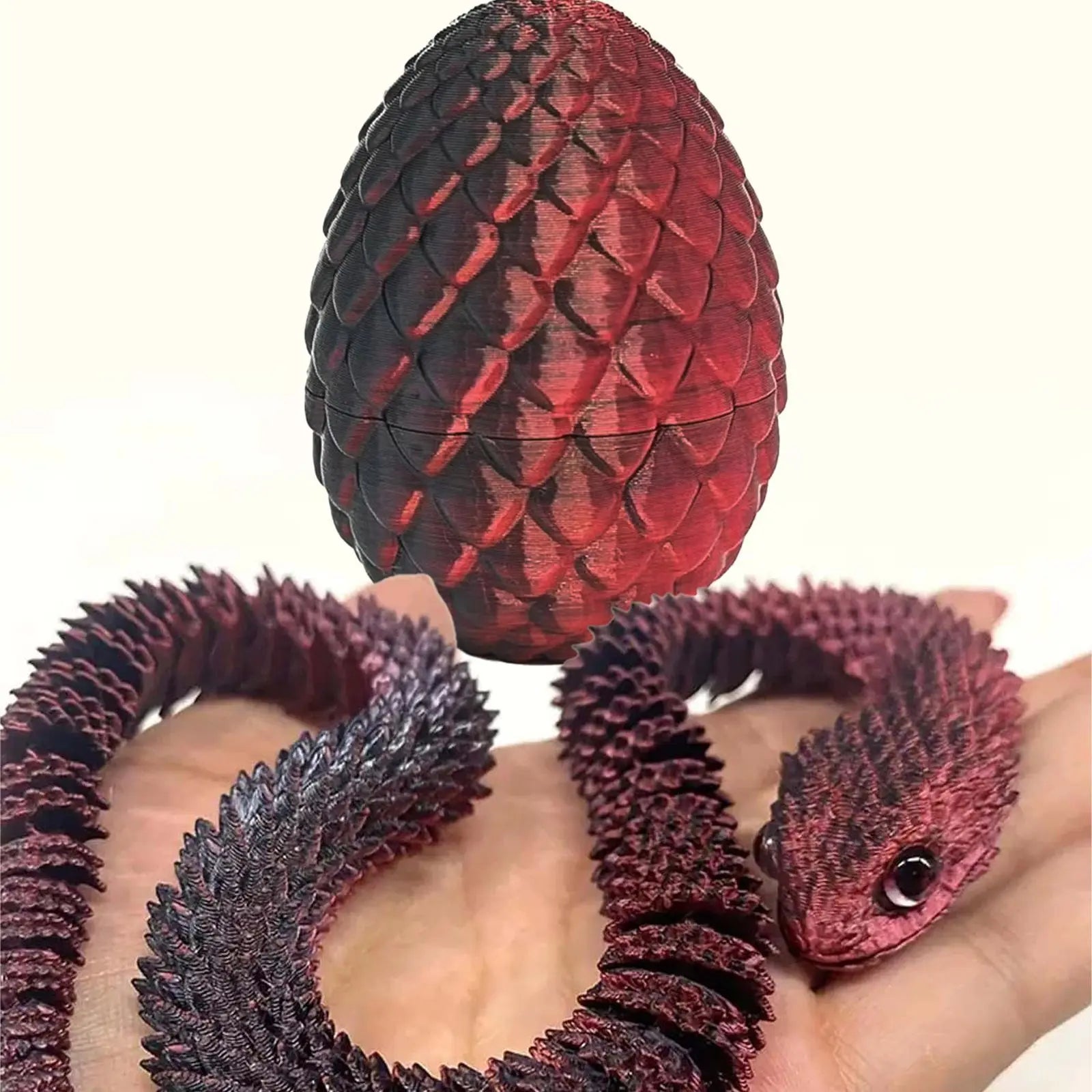 3D Printed Snake & Egg