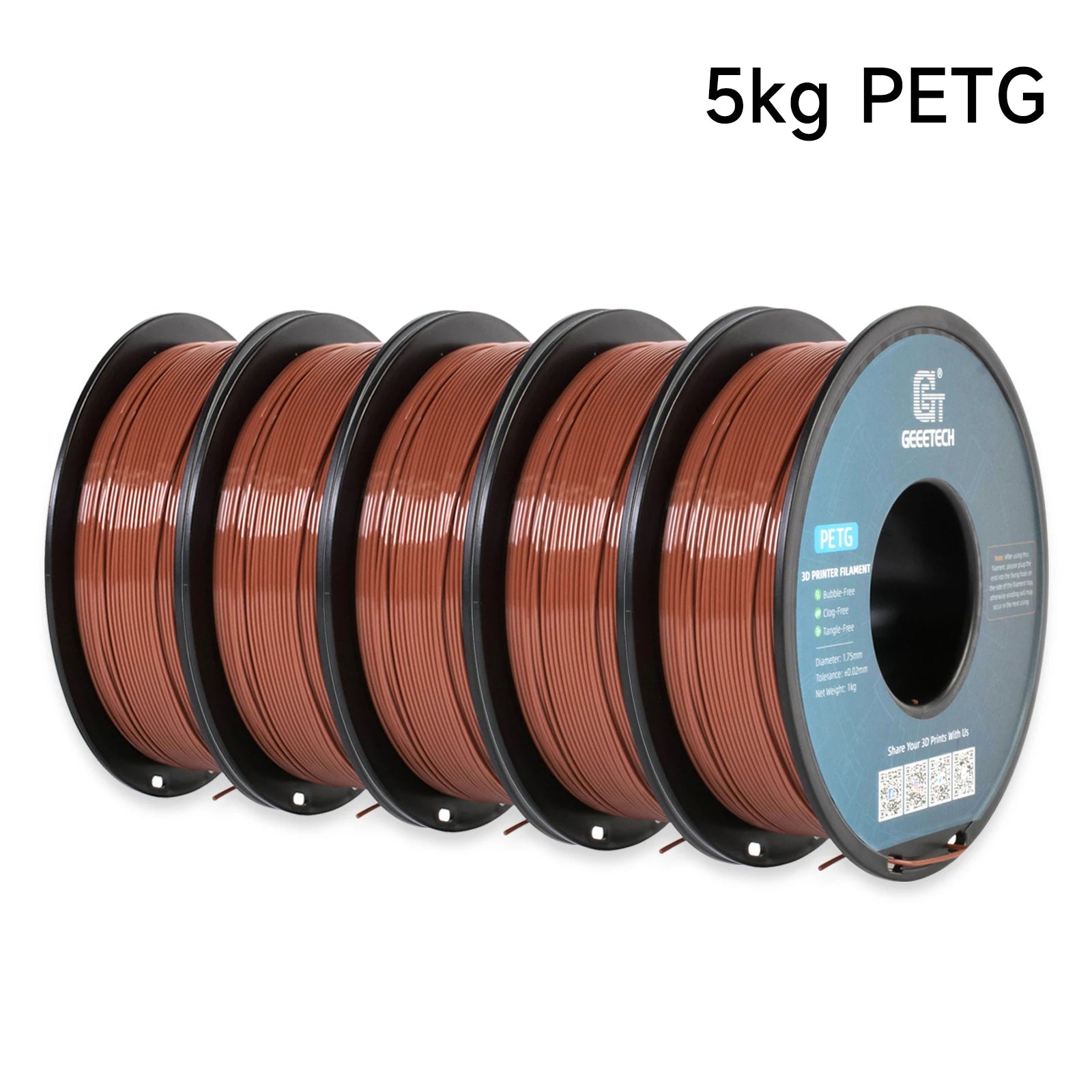 Geeetech 5kg PETG 1.75mm Filament