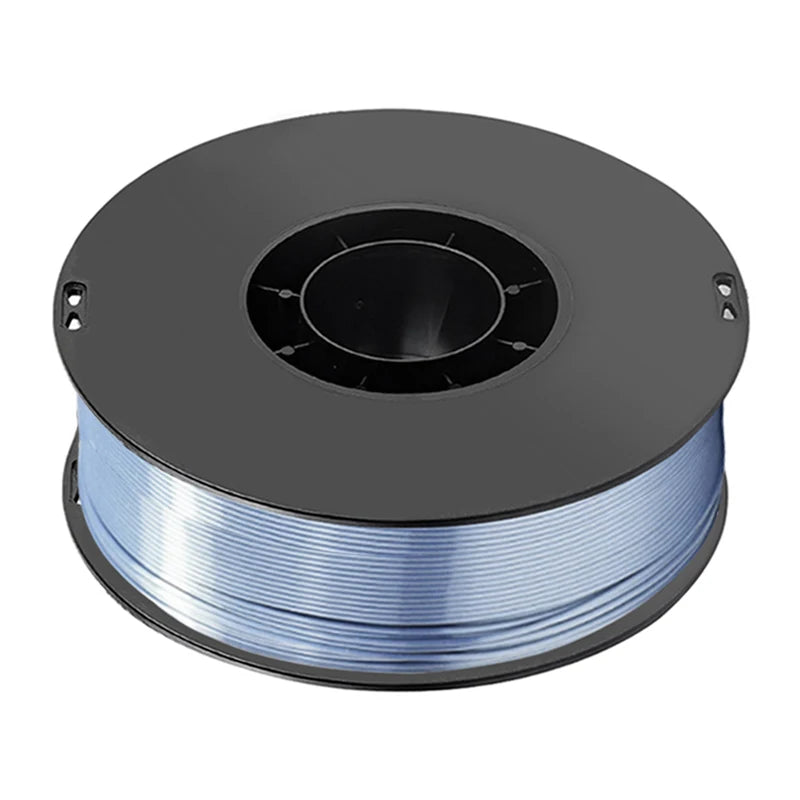 Dual Colour Filament silk PLA Blue silver 1.75MM  1KG