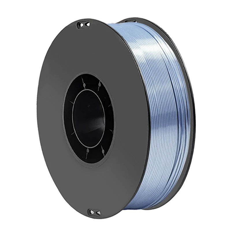 Dual Colour Filament silk PLA Blue silver 1.75MM  1KG