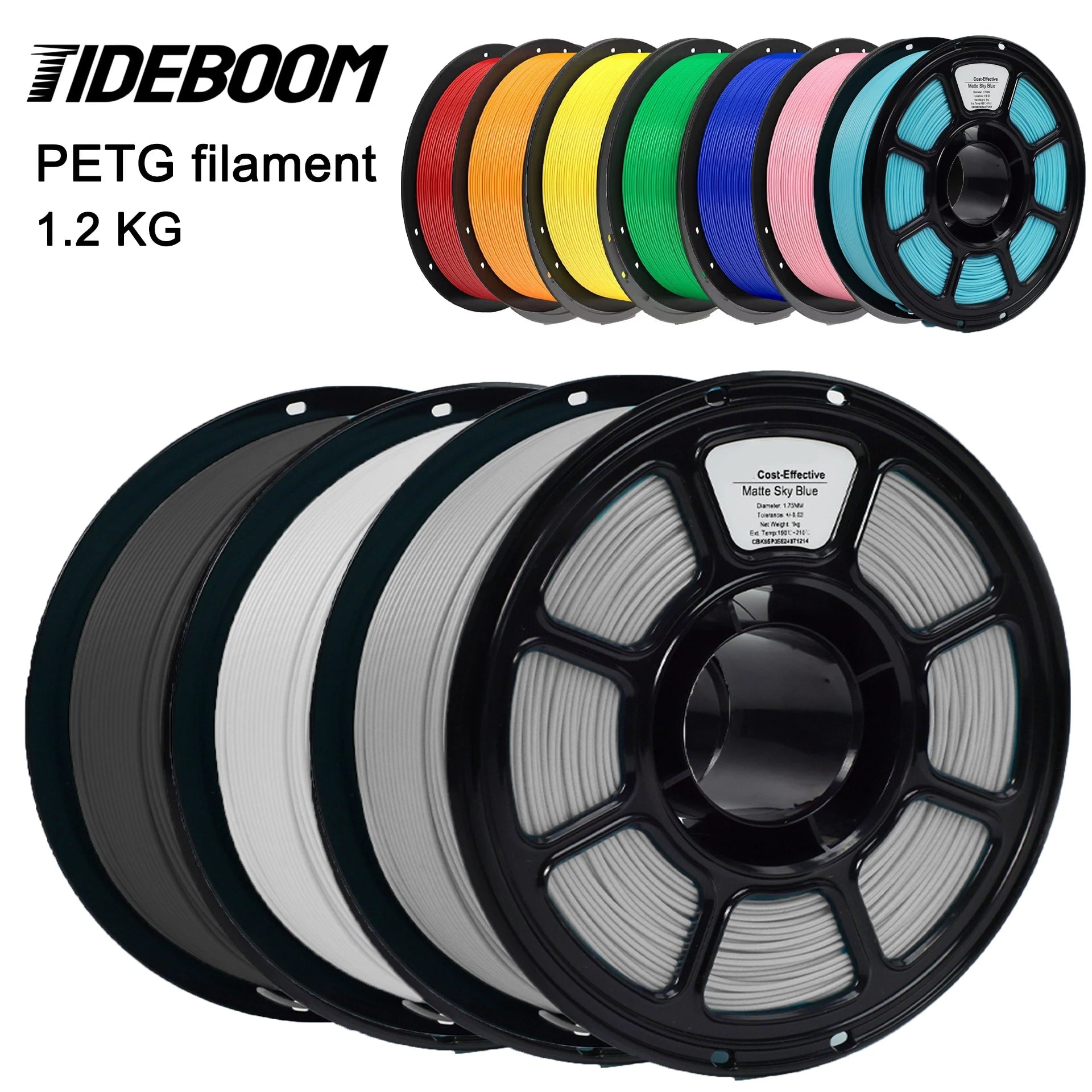 Tideboom PETG Filament 3D Printing