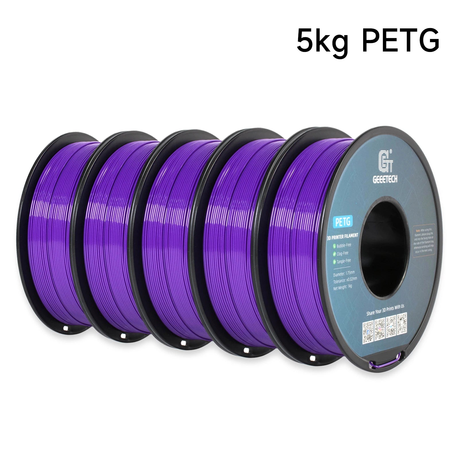 Geeetech 5kg PETG 1.75mm Filament