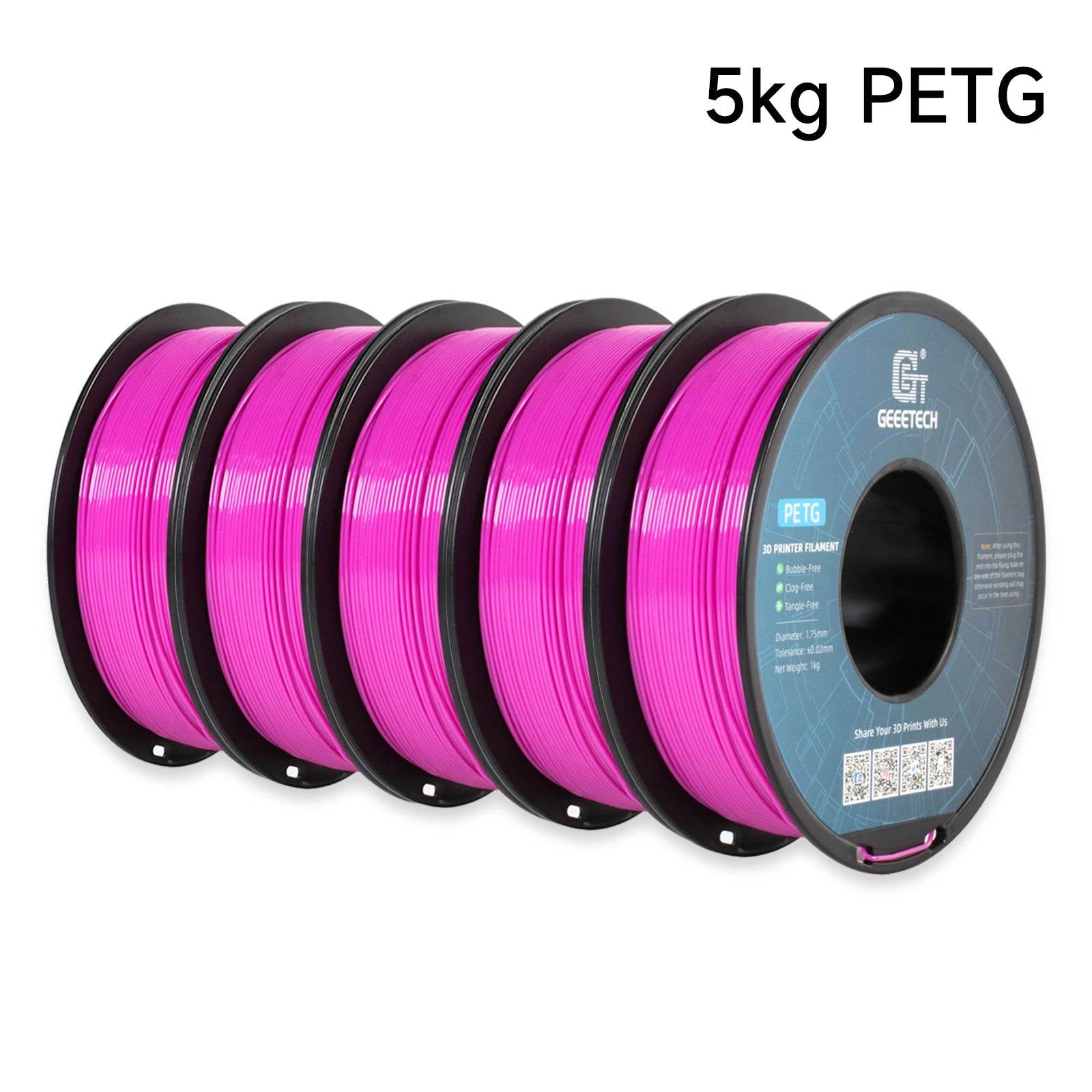 Geeetech 5kg PETG 1.75mm Filament