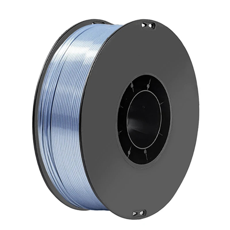 Dual Colour Filament silk PLA Blue silver 1.75MM  1KG