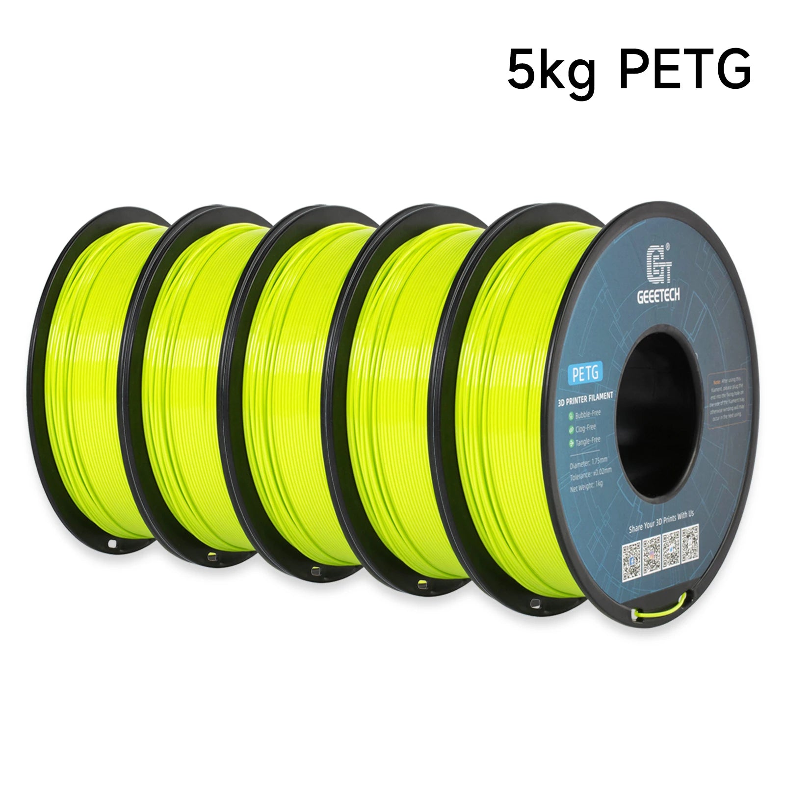 Geeetech 5kg PETG 1.75mm Filament
