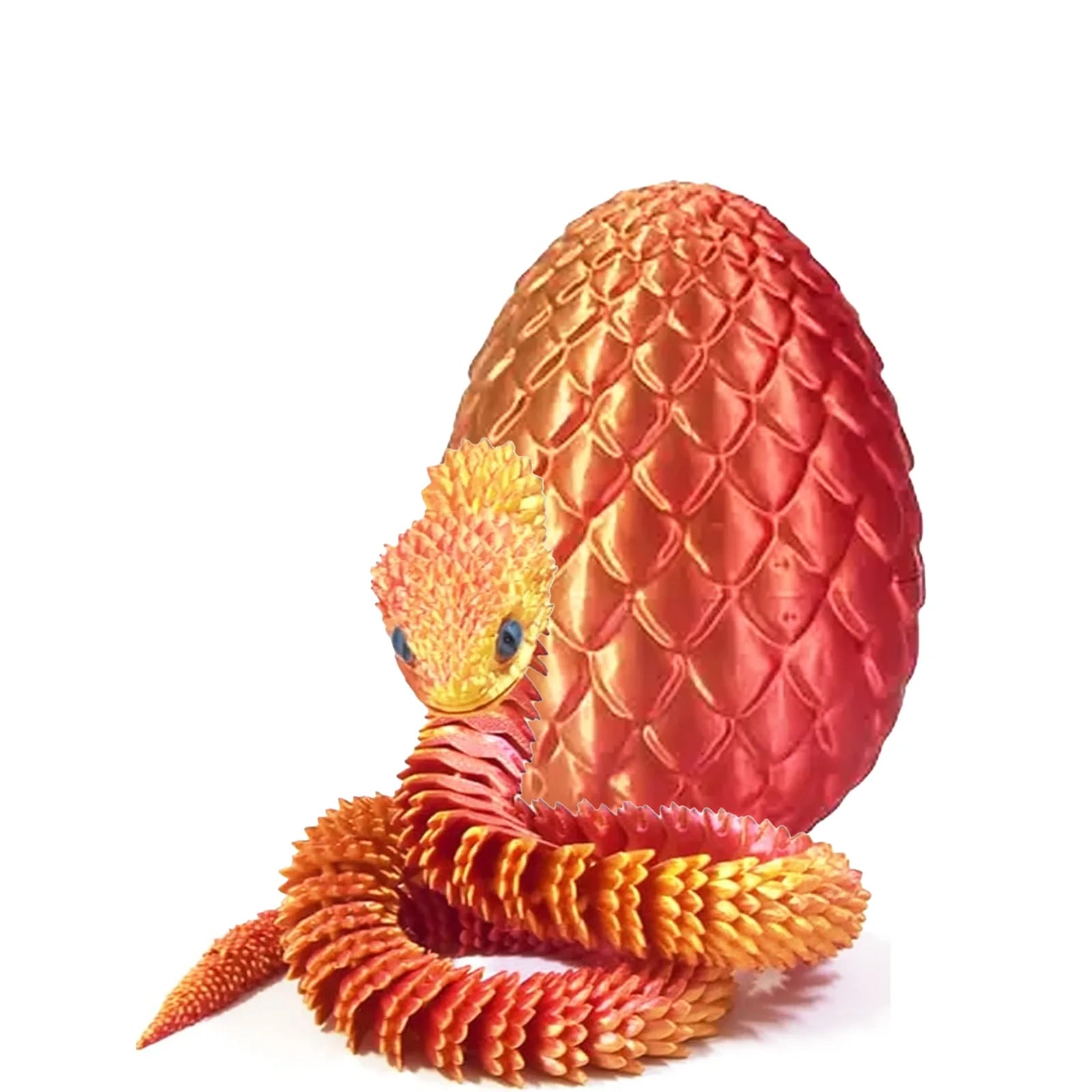 3D Printed Snake & Egg